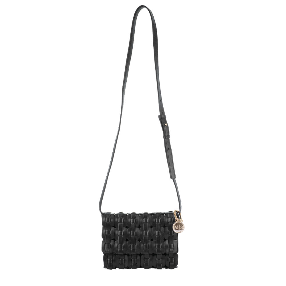 bolsa m|s tiracolo new veneto cristal preto-1